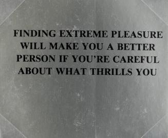 Survival Series: Finding Extreme Pleasure Will Make You a Better Person if You're Careful about What Thrills You