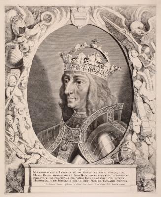 Maximilianus I, Imperator (Emperor Maximilian I), from the series Effigies Imperatorum Domus Austriacae
