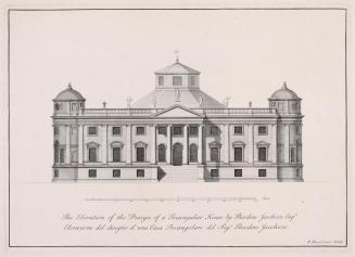 Elevation for a Triangular House Designed by Theodore Jacobsen