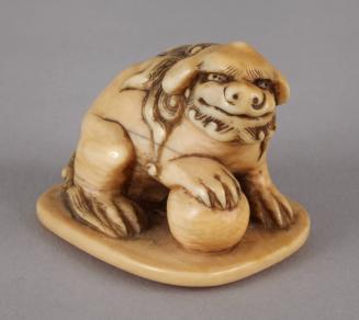 Netsuke of Guardian Lion, or Shishi