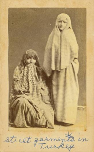 Two Women Wearing Turkish Garments