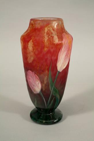 Vase with Tulip Design
