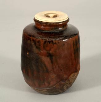 Shigaraki-style Tea Caddy