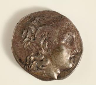 Tetradrachm: Obverse, Head of Deified Alexander with Ram's Horns of Ammon; Reverse, Seated Athena Holding Victory