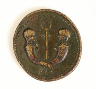 Sestertius: Obverse, Twin Sons of Drusus in a Cornucopia; Reverse, Inscription "SC"