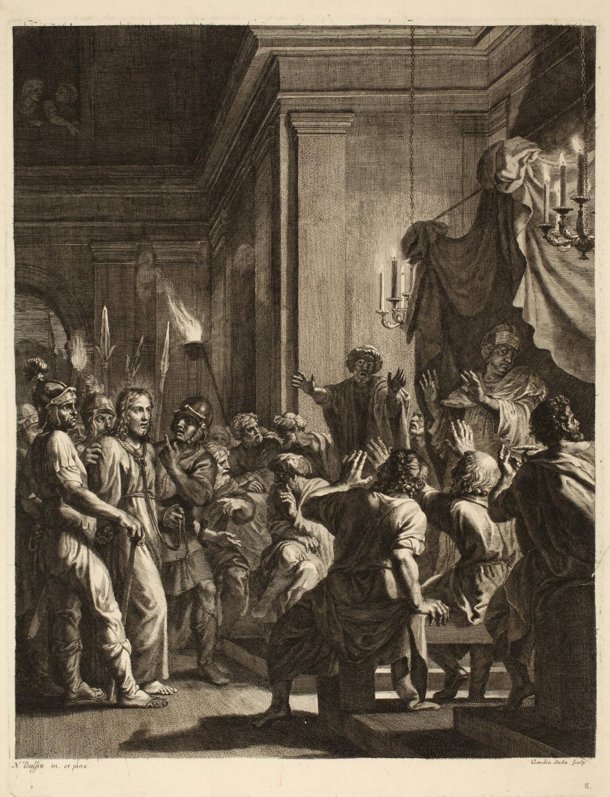 Christ before the Chief Priests and Ancients, from the series The Life and Passion of Christ