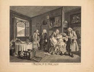 The Death of the Countess, plate 6 from Marriage a la Mode