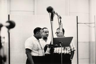 Herb Mills, Don Mills, and Harry Mills, Recording Studio, New York City