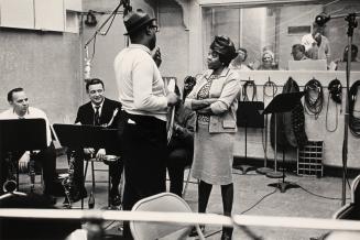 Fred Norman and Dinah Washington, Recording Studio, New York City