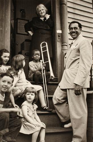 Cab Calloway, with Children and Winner of the Cab Calloway Quizzicale, Florida
