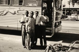 Charlie Persip, Milt Jackson, Horace Silver, and Percy Heath, Newport Jazz Festival, Newport, Rhode Island