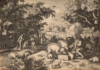 The Prodigal Son Reduced to a Swineherd, from The Story of the Prodigal Son