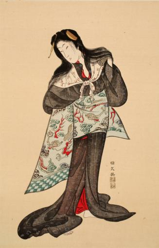 5101 外国切手 中華民国 台湾 1987年 鐘馗の古絵 2種 5101 外国切手