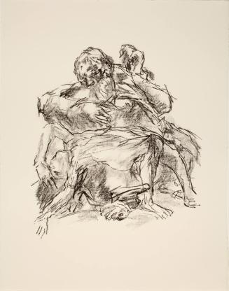 Lear with the body of Cordelia: "And thou no breath at all? Thou'll come no more" (Act V, Scene III), from the portfolio King Lear