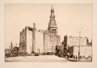 Medical Arts and Builders Exchange Buildings, July 1929, from the Cleveland Union Terminal Series