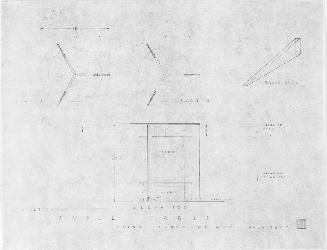 Small Table, for The Charles Weltzheimer House, Oberlin, Ohio