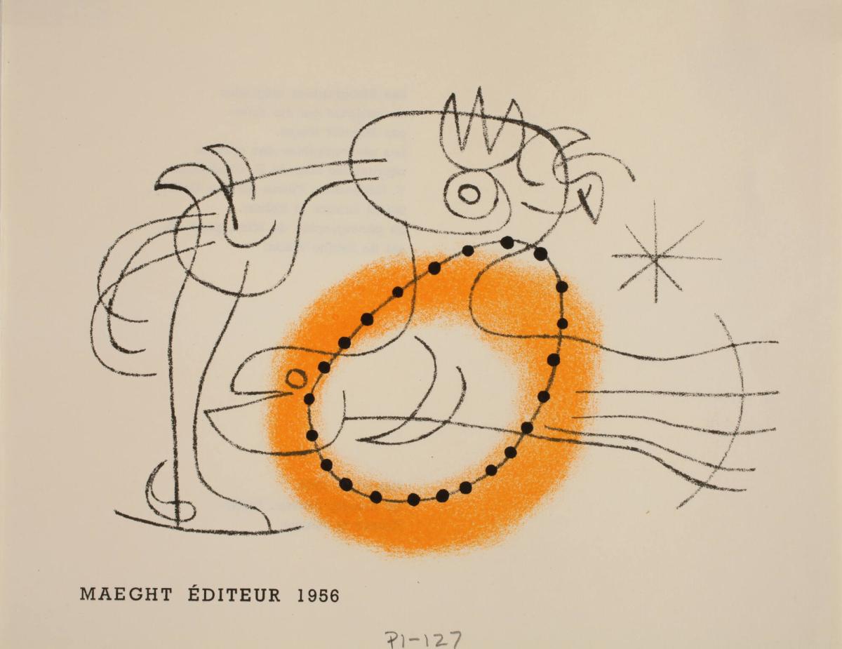 Joan Miro par Jacques Prevert, couverture