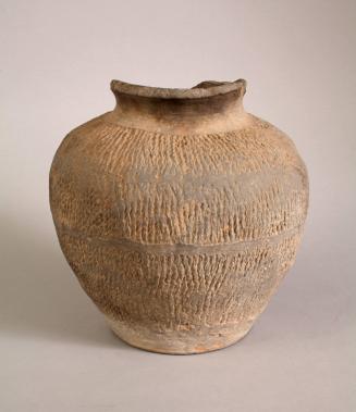 Vase with Pressed Cord Design