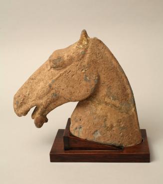 Head from a Tomb Sculpture of a Horse