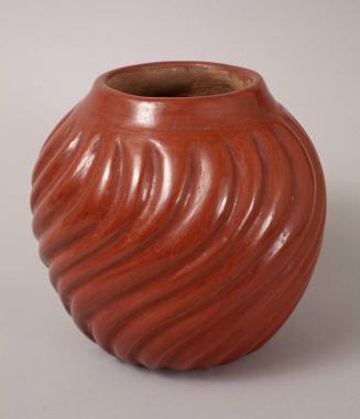 Jar with Traditional Circular Pattern