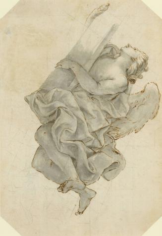 Study for an Angel Holding the Cross