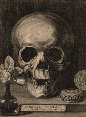 Still Life with Skull, Pocket Watch, and Roses (Memento Mori)