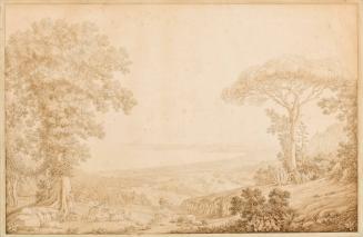 View of the Bay of Naples from the South