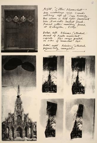 Untitled (Gothic Moonshot), from the portfolio Affirmations and Defacements: Some Material Related to Three Exhibitions