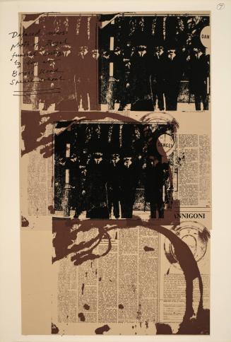 Untitled (Royal Funeral), from the portfolio Affirmations and Defacements: Some Material Related to Three Exhibitions