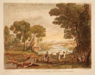 Landscape with Dancing Figures