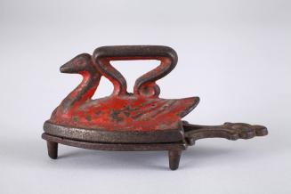 Miniature Goose-Iron with Perforated Stand