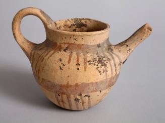 Jug with Spout and Handle, Decorated with Parallel Lines