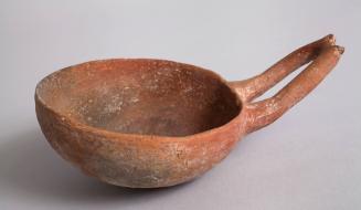 Shallow Bowl on Base with Handle
