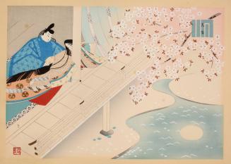 The Festival of the Cherry Blossoms (Hana no En), from The Tale of Genji