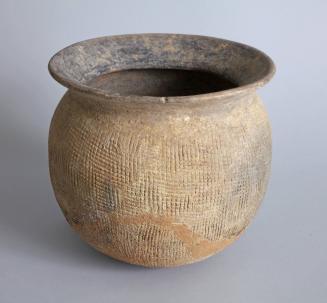 Pot Decorated with Incised Squares