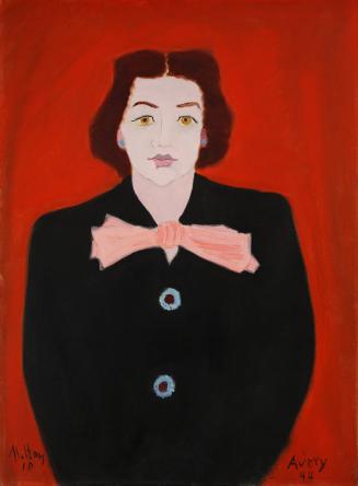 Annette Kaufman in a Black Dress