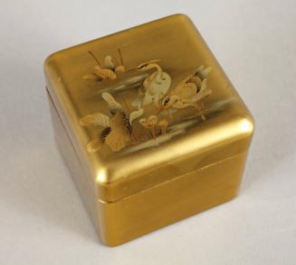 Gold Leafed Lacquer Box