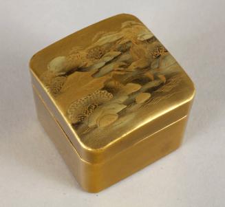 Gold Leafed Lacquer Box