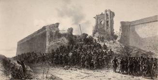 Assaut donné au Bastion 8: Siège de Rome, 30 Juin 1849, deux heures du matin