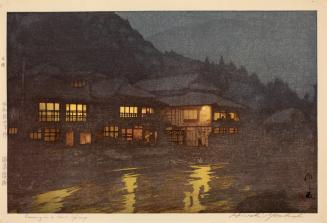 Evening in a Hot Spring