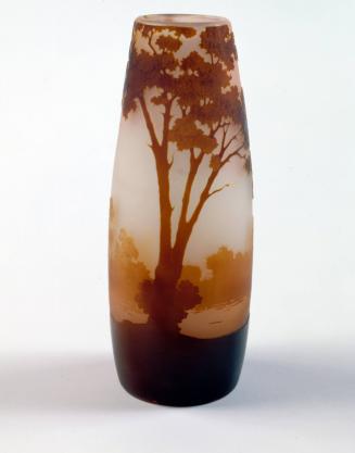 Vase with Tree Landscape