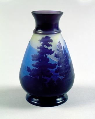 Vase with Tree Landscape