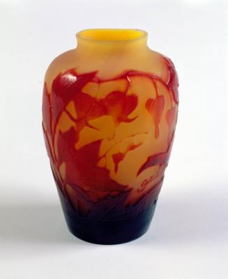 Vase with Bleeding Heart Design