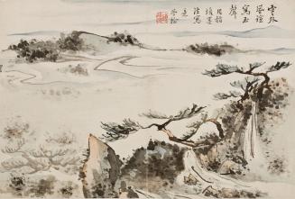 Pines on Peaks above the Clouds, from the album Flowers, Rocks, Bamboo, and Landscapes