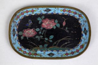 Souvenir Tray with Floral Design