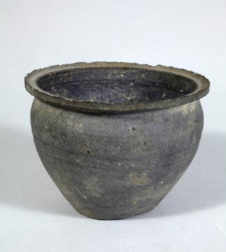 Undecorated Bowl with Flaring Lip