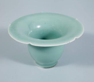 Celadon Cup with Wide, Flaring Lip