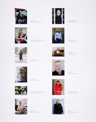 Index page, from the portfolio To Survive on This Shore: Photographs and Interviews with Transgender and Gender Nonconforming Older Adults