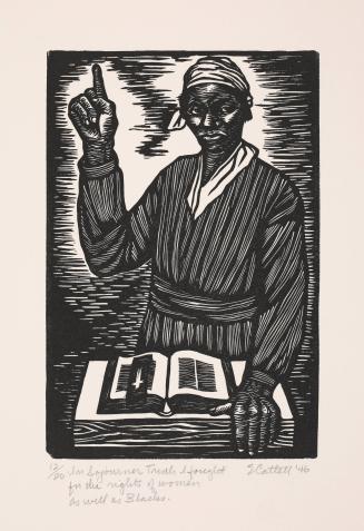 In Sojourner Truth I Fought for the Rights of Women as well as Blacks, from the series I am the Black Woman