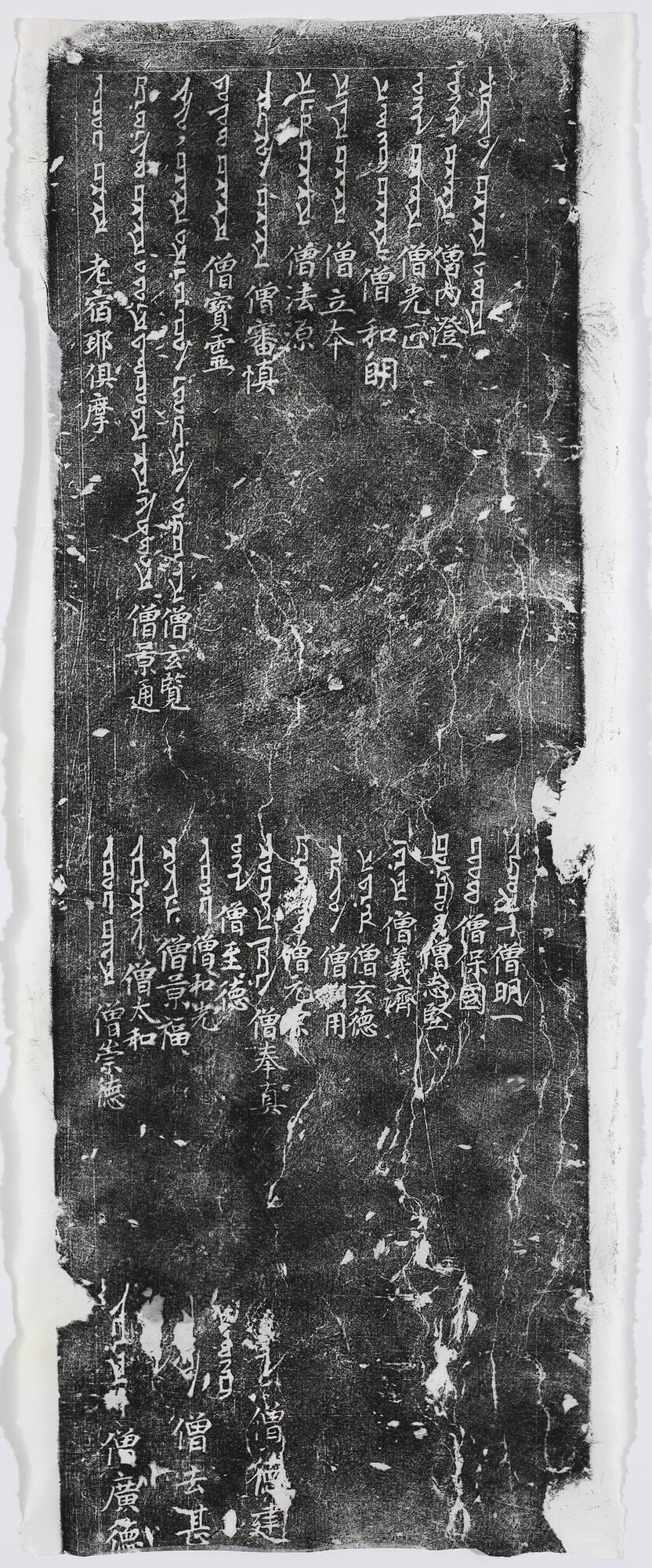 Inscription in Chinese and Foreign Script